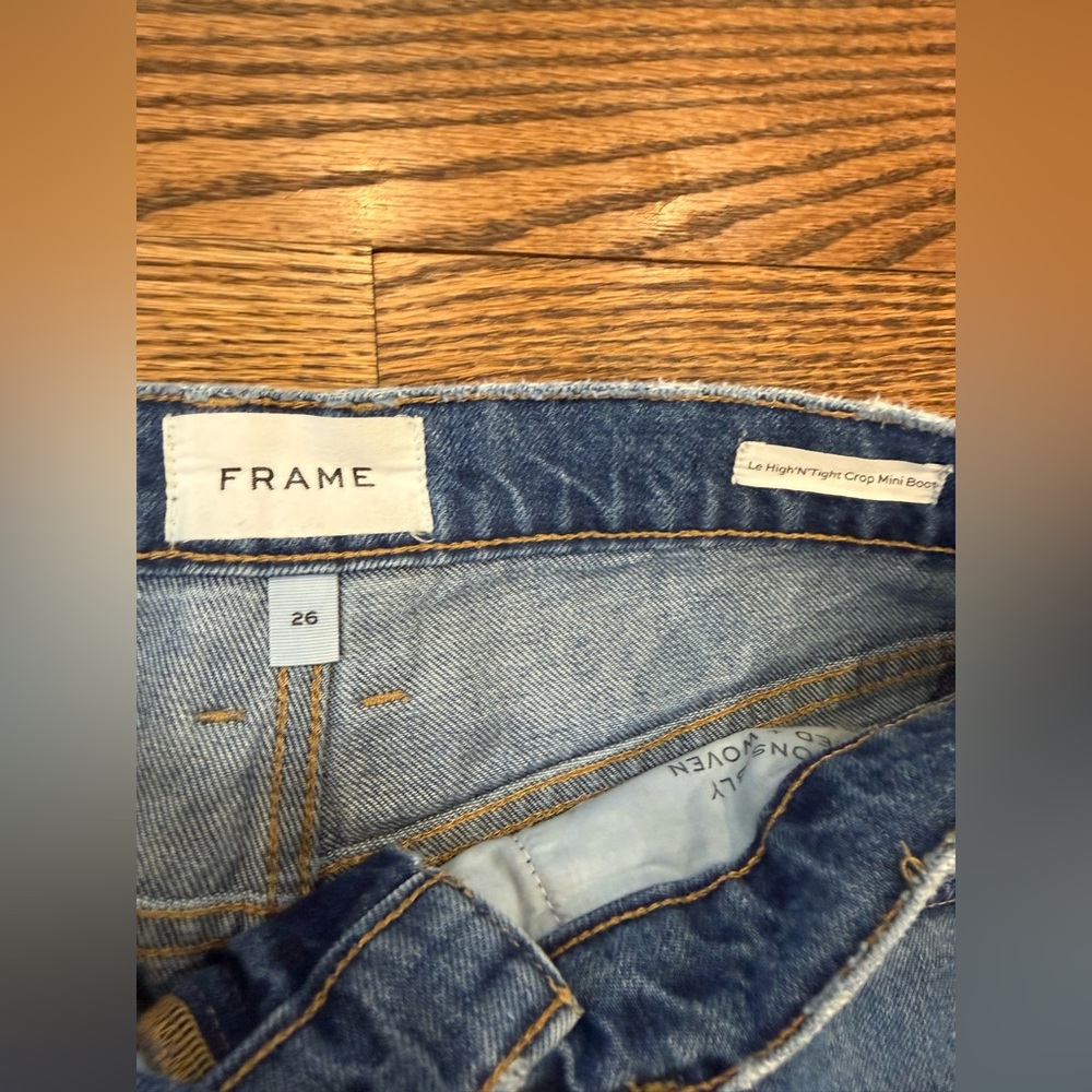 FRAME Le High n Tight Crop Mini Boot Jeans - Picture 4 of 4
